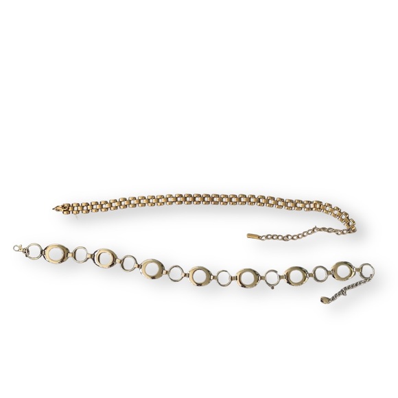 Nine West Accessories - Nine West Metal Retro 2 Belts High Waist